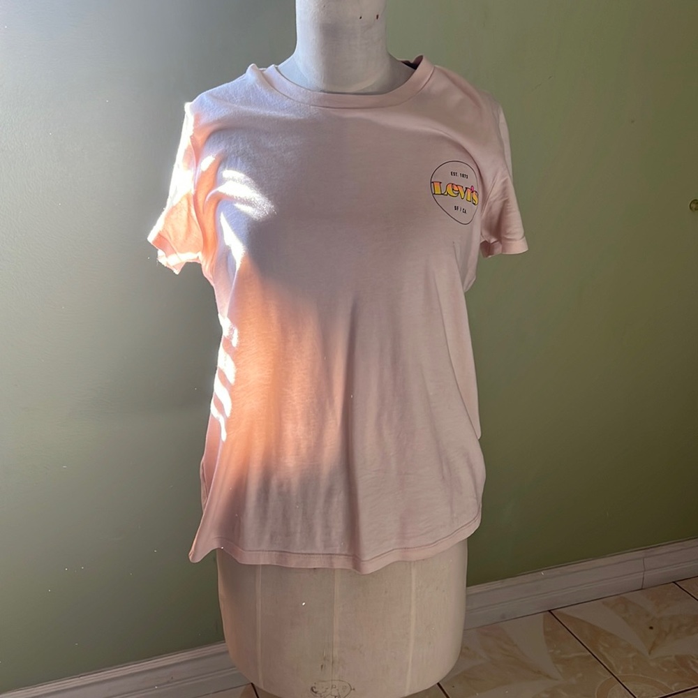 Levi's Women's Perfect Graphic Short Sleeve T-Shirt - Blush Peach